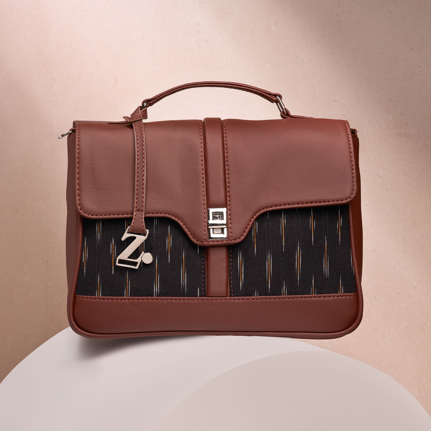 KritiSanon-IkatGreReNessaSatchel.jpg Kriti Sanon - Ikat GreRe Nessa Satchel - Image 1