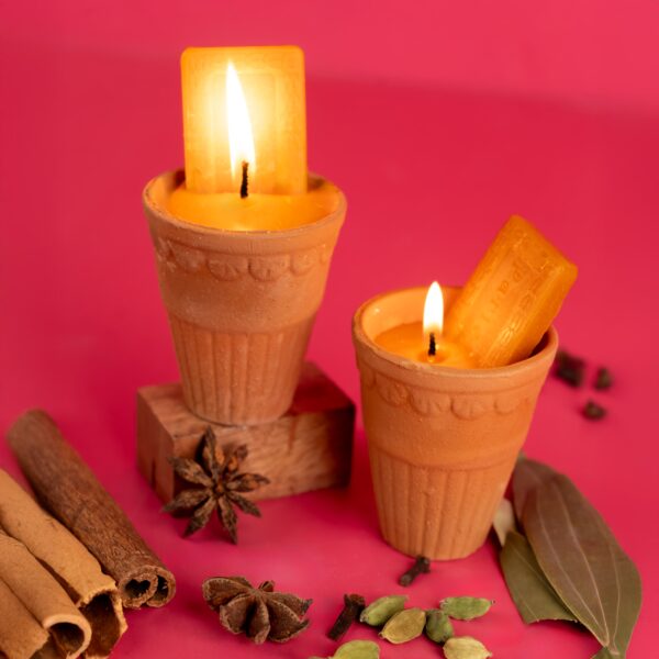 Light Love Chai Ka Glass Candle Pack