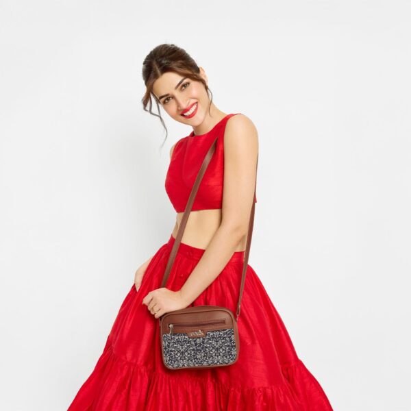 Lattice Lace Sling Bag