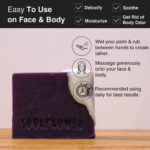 Soulflower Skin Lavender Soap 100g – Natural Vegan Calming & Moisturizing Bathing Bar - Image 7