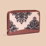 Mughal Motif - Women's Office Bag & Chain Wallet Combo - Image 11