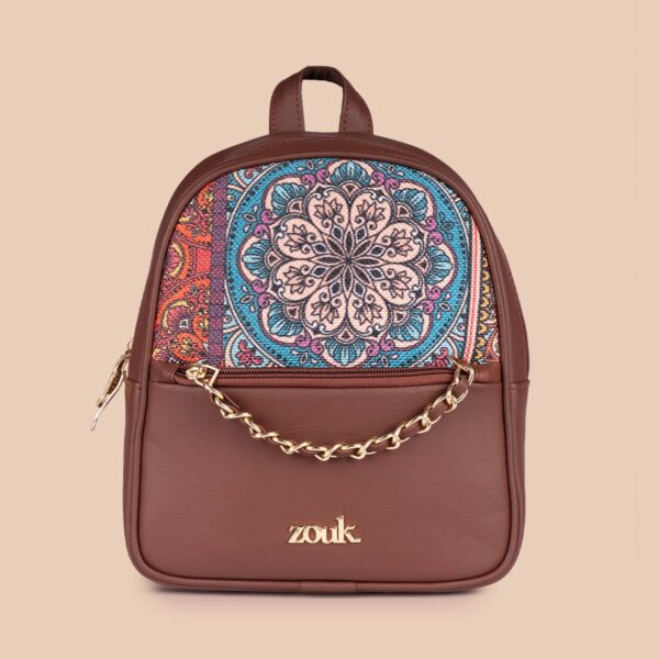 Mayra Mini-Daypack - Multicolor Mandala Print