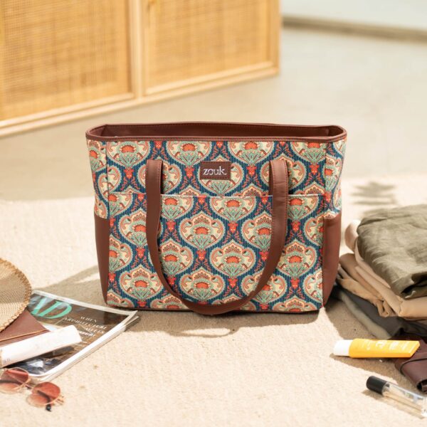 Kovil Blue Diaper Bag