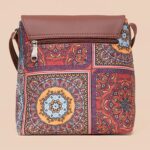 Nawabi Couture & Multicolor Mandala Print - Women's Work Bag & Flap Sling Bag Combo - Image 7