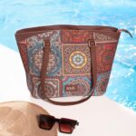 Multicolor Mandala Print Classic Travel Tote - Image 2