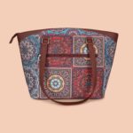 Multicolor Mandala Print Classic Travel Tote - Image 4