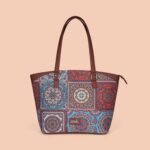 Multicolor Mandala Print Classic Travel Tote - Image 3