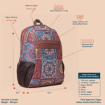 Multicolor Mandala Print Classic Backpack - Image 3
