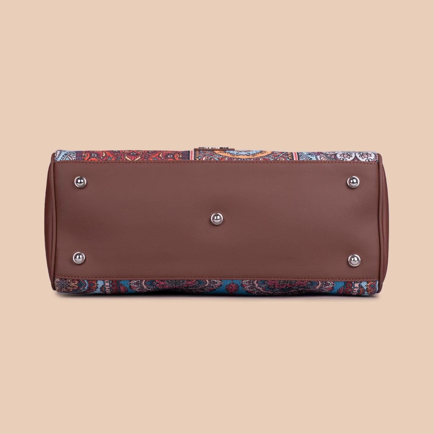 Multicolor Mandala Print Conference Office Bag - Image 9