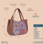 Multicolor Mandala Print Luna Handbag - Image 5