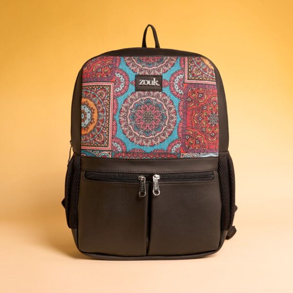 Multicolor Mandala Print Office Backpack