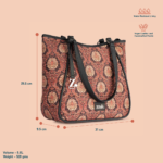 Rhea Kapoor Naisha Tote Bag - Jodhpur Damask - Image 5