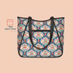 Rhea Kapoor Naisha Tote Bag - Kovil Blue - Image 4