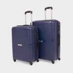 Navy Zoya Trolley Bag Combo (Medium & Large)