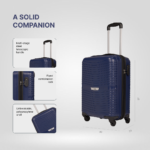 Navy Zoya Trolley Bag (Cabin) - Image 6