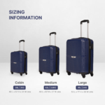 Navy Zoya Trolley Bag (Large) - Image 6