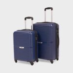 Navy Zoya Trolley Bag Combo (Cabin & Medium)