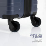 Navy Zoya Trolley Bag Combo (Cabin & Medium) - Image 8