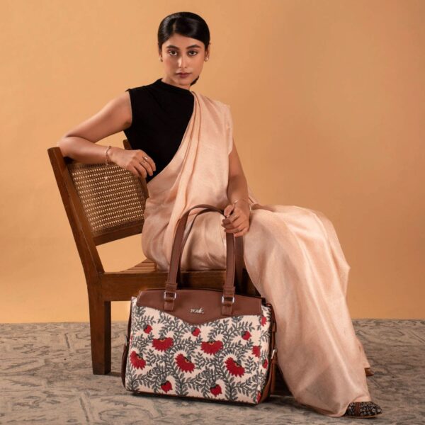 Nawabi Couture Women's Work Bag Brown