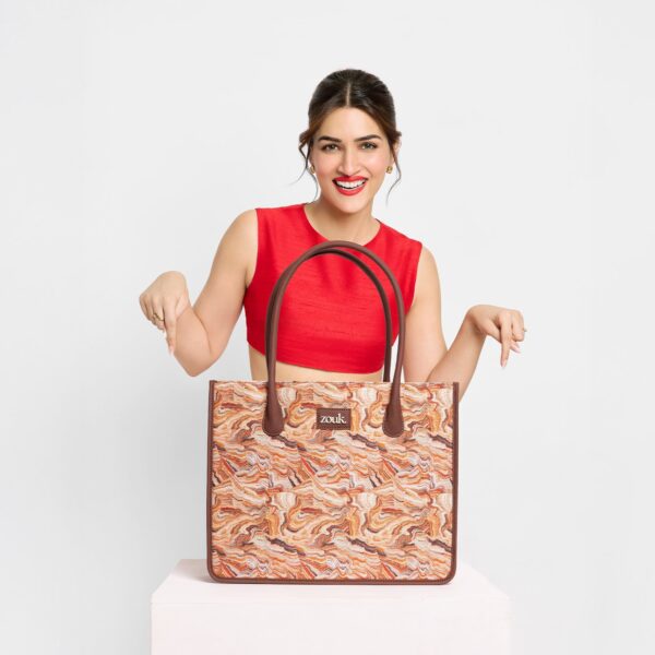 Nicobar Coral Book Tote