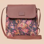 Mughal Art Multicolor & Paisley Print - Everyday Tote Bag & Flap Sling Bag Combo - Image 6
