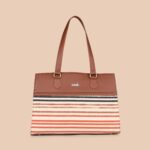 Qutub Stripes Statement Business Bag - Image 3