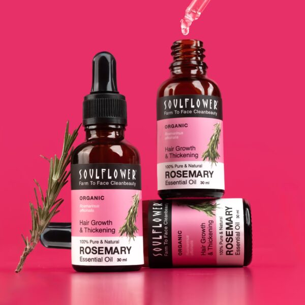 Clinically Tested Rosemary Essential Oil for Hair Growth (testing product)