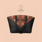 Rhea Kapoor Tote Bag - Jodhpur Damask - Image 4