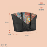 Rhea Kapoor Tote Bag - Multicolor Mandala Print - Image 4