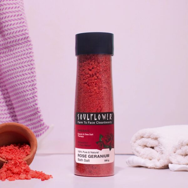 Rose Geranium Epsom Bath Salt