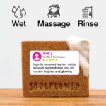 Brightening Sandalwood Scrub + Anti-Tan Tomato Soap - Image 9