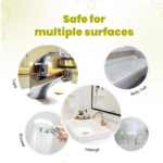 Superhero Cleaning Kit – Degreaser - 400ml, Tap & Shower Cleaner - 300ml, Wood Surface Cleaner - 300ml, Descaler - 4 Sachets - Image 8