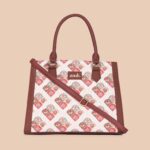 Seashell Motif White Classic Handbag - Image 2