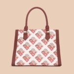 Seashell Motif White Classic Handbag - Image 3