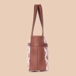 Seashell Motif White Statement Office Bag - Image 8