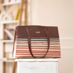 Qutub Stripes Statement Business Bag - Image 2