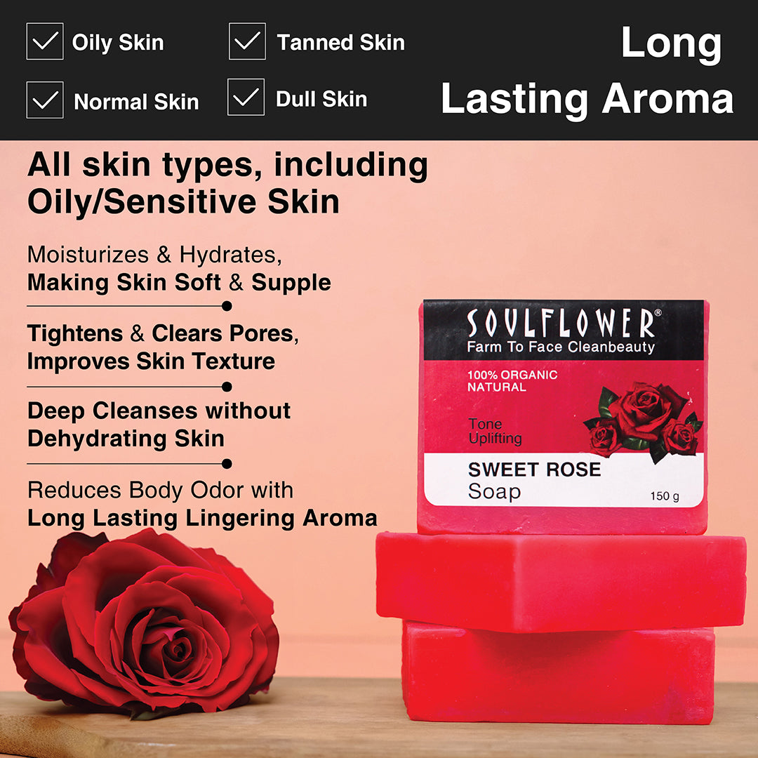 Sweet Rose Natural Soap for Soft & Supple Skin BYOB - Image 2