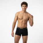 Cotton Stretch Trunks - Noir - Image 2