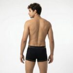 Cotton Stretch Trunks - Noir - Image 4