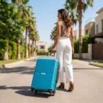 Teal Zoya Trolley Bag (Medium) - Image 2