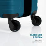 Teal Zoya Trolley Bag Combo (Medium & Large) - Image 8