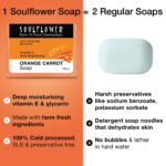 Vitamin C Rich Orange Carrot Soap - Image 4