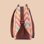 WavBeach Women's Work Bag Brown - Image 8