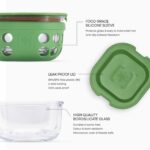 Break Resistant Borosilicate Glass Lunch Box Set of 3 (300ml x 3) with Silicone Sleeve | Microwave Safe & Leak proof Tiffin Box By TintBox - Image 5