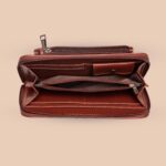 Mughal Motif - Women's Office Bag & Chain Wallet Combo - Image 13