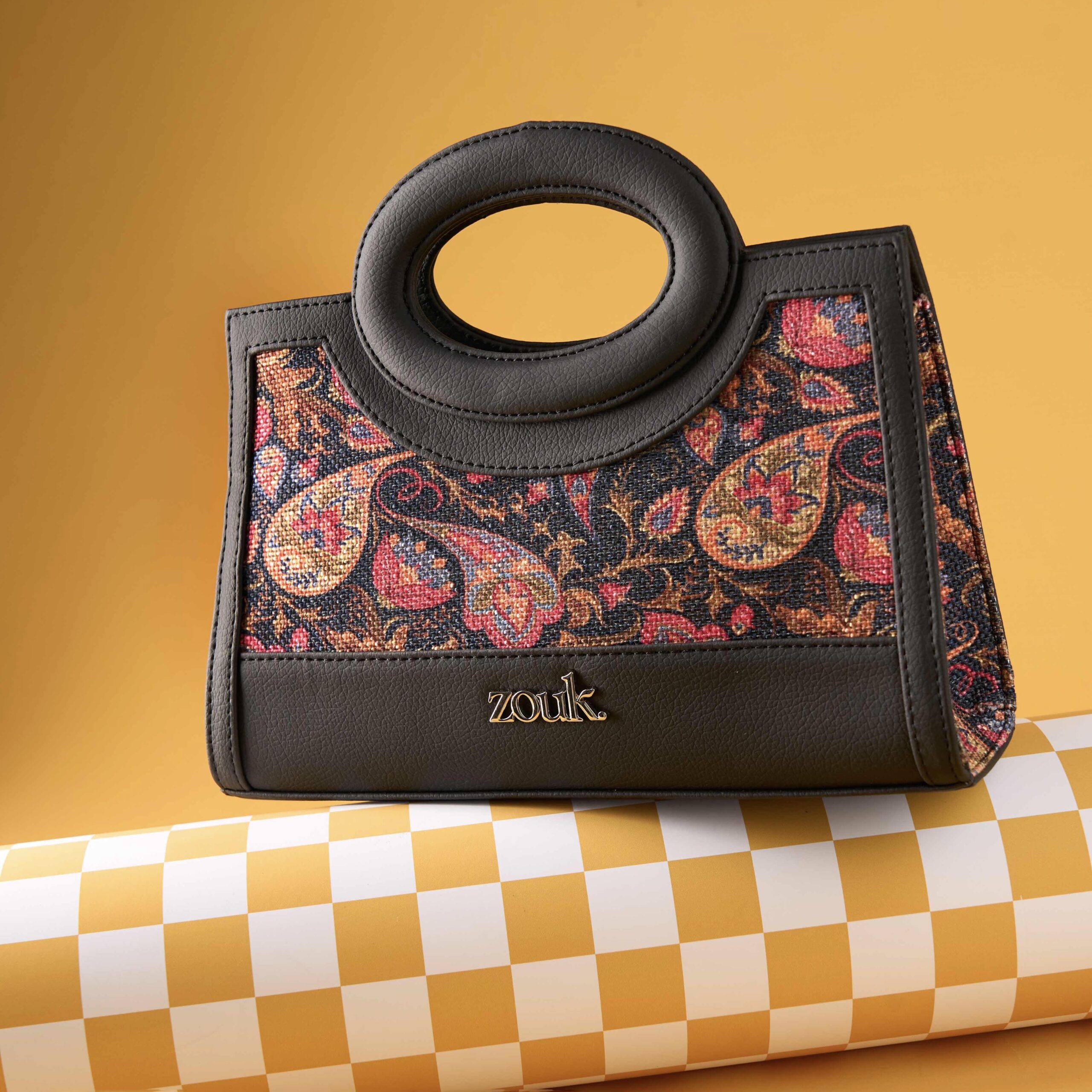 Zoe_Sling_Bag_20.jpg Zoe Sling Bag - Paisley Print - Image 1