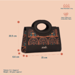 Zoe Sling Bag - Royal Indian Peacock Motif - Image 5