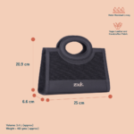 Zoe Sling Bag - Jet Black - Image 4