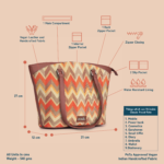 Tidal Wave Classic Travel Tote - Image 5
