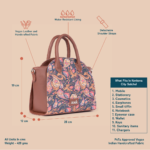 Konkona City Satchel Bag - Paisley Print - Image 5